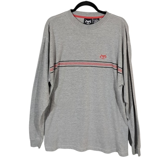Other - Vintage Y2k Voit T-Shirt Gray Large Long Sleeve Streetwear Grunge Trash Baggy